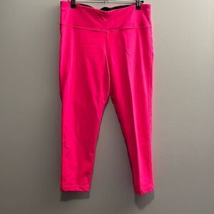 90 Degree By Reflex Women's Pink Hi Rise Work Out Leggings